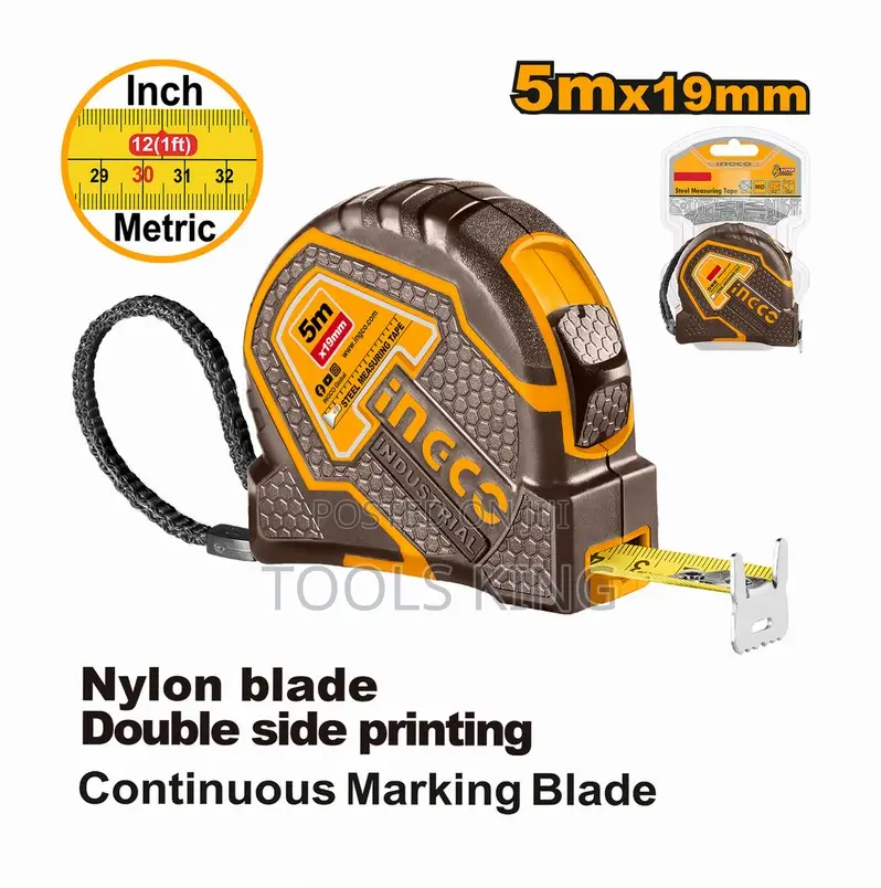 Steel Measuring Tape 5mx19mm - Hsmt88052