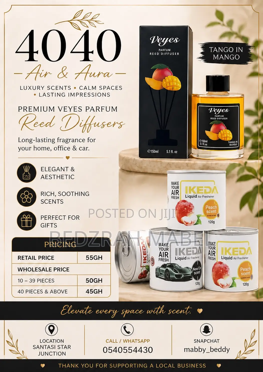 Veyes Diffusers 130ml