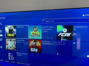 Ps4 Slim White With 5 Games for Sale
