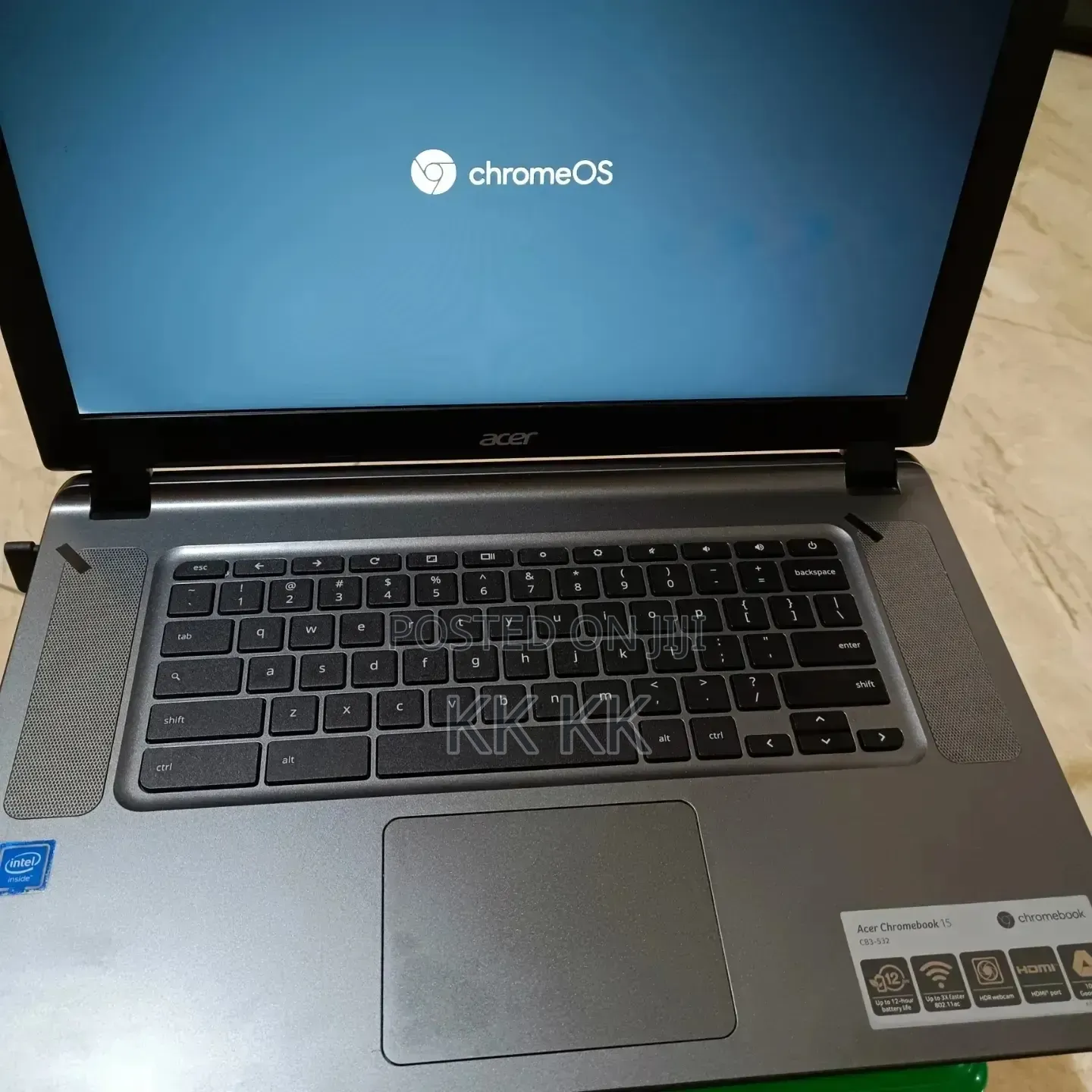 Laptop Acer Chromebook 15 256GB Intel HDD+SSD 128GB
