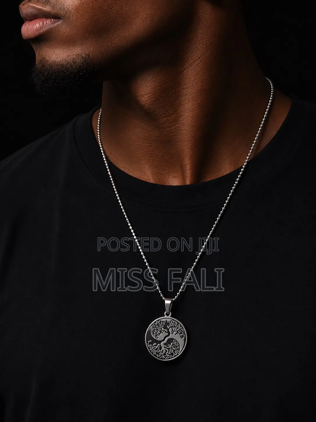 Tree of Life Steel Pendant Necklace