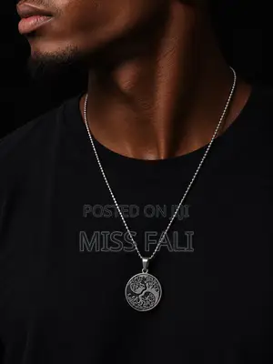 Tree of Life Steel Pendant Necklace