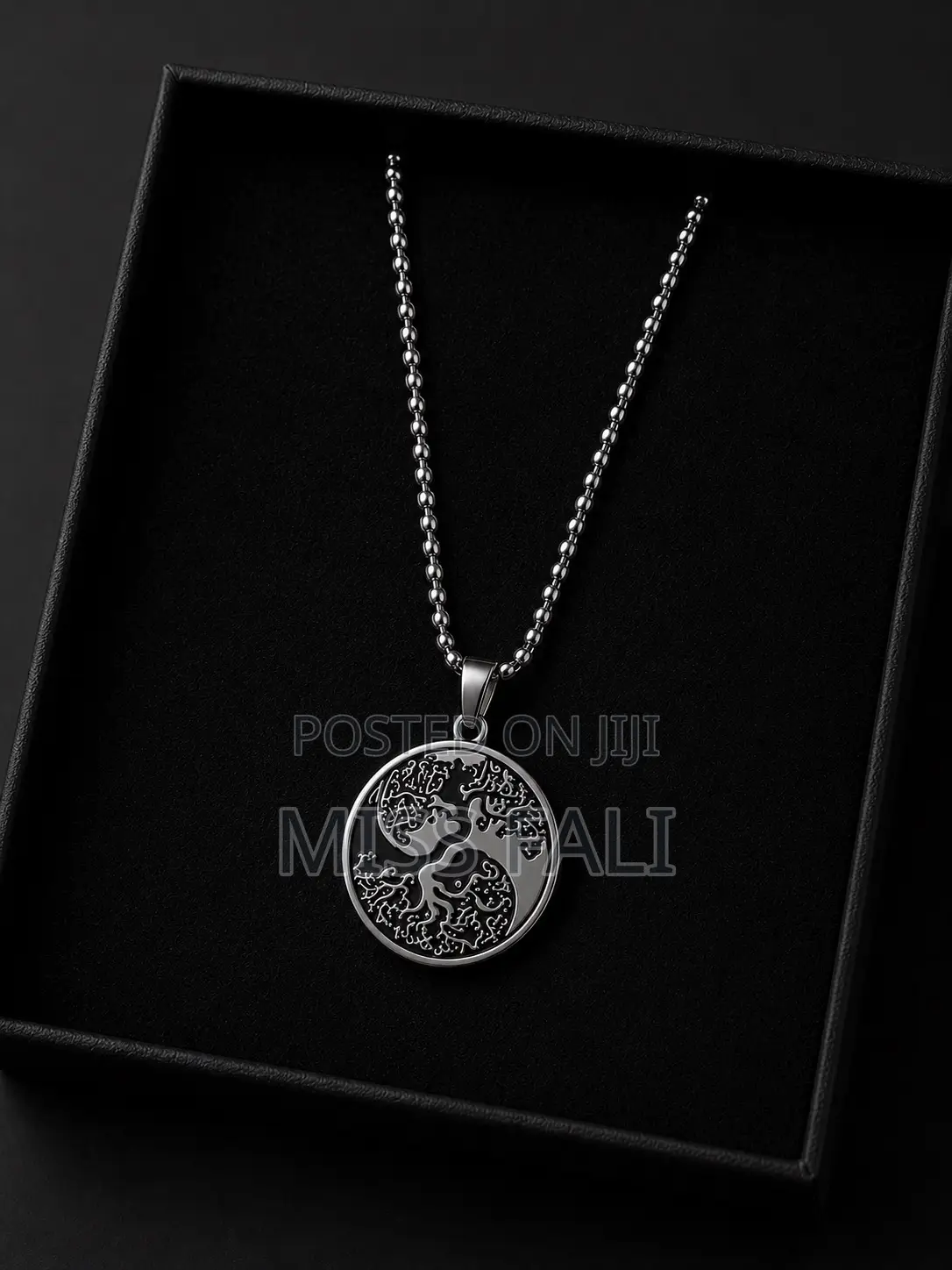 Tree of Life Steel Pendant Necklace