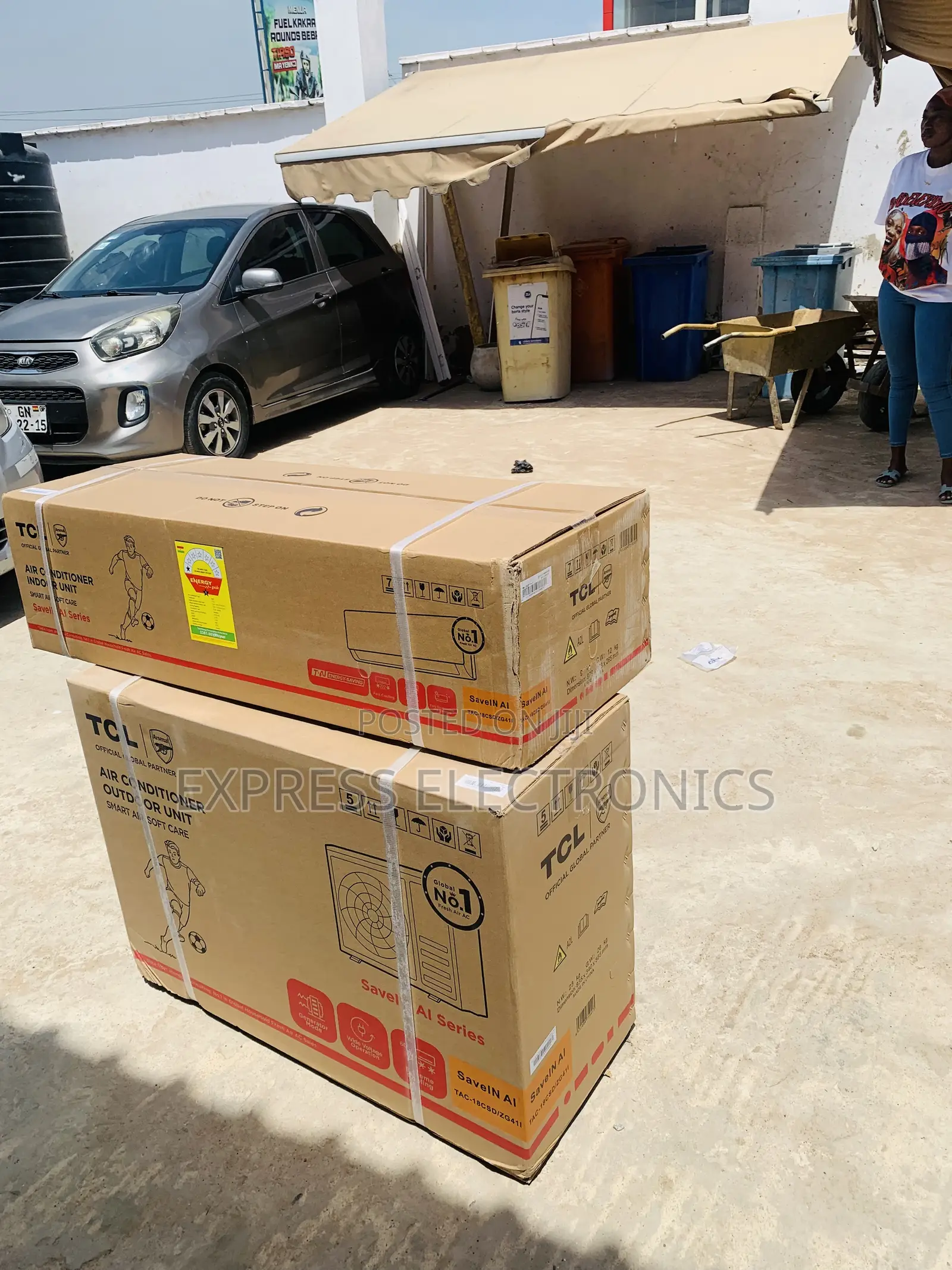 Call and Order TCL 1.5hp Inverter Air Conditioner Dark Grey