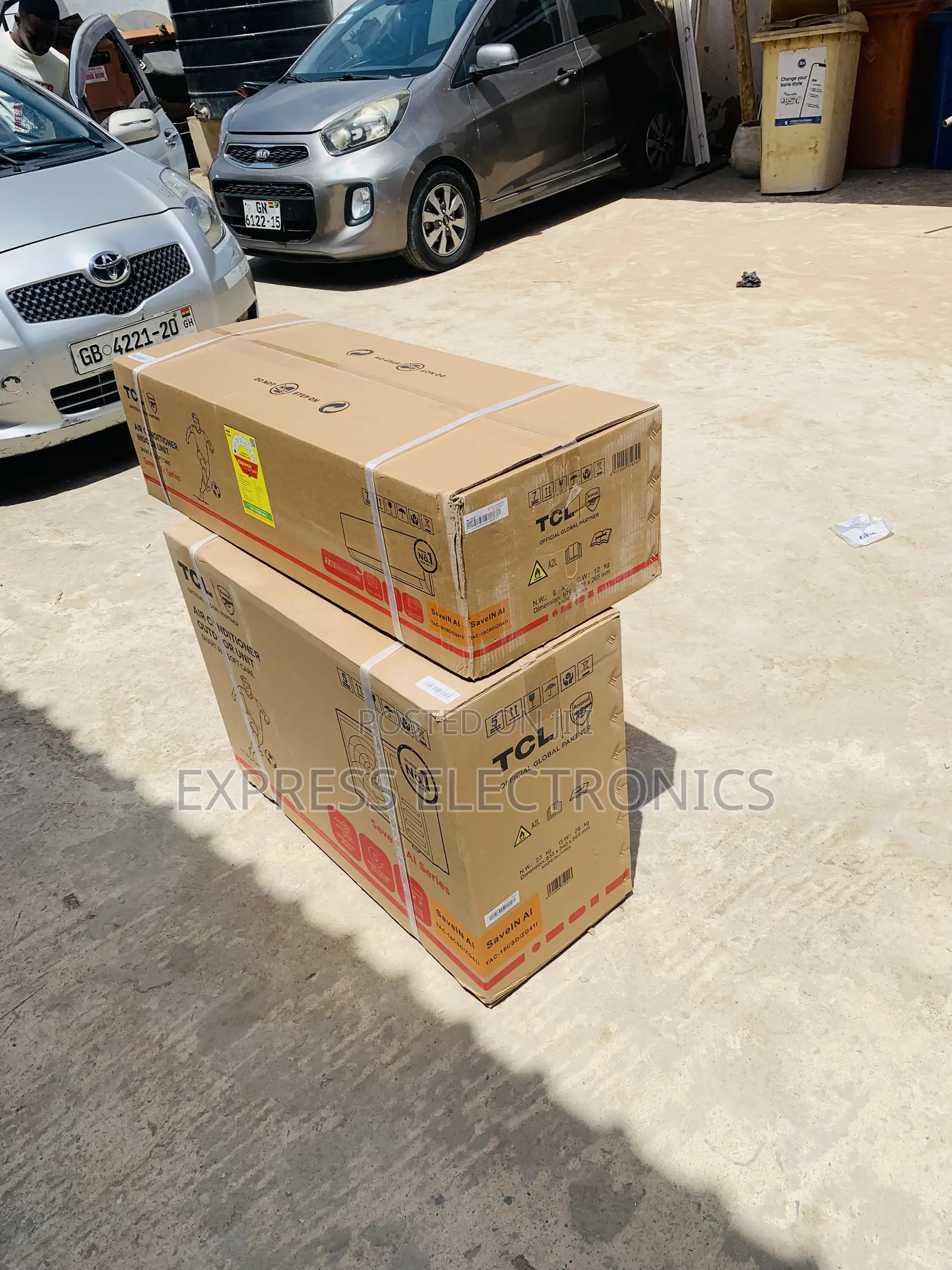 Spectacular Air Flow Dark Grey Inverter Air Conditioner TCL 1.5hp