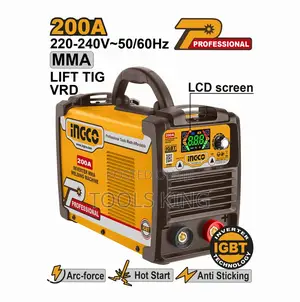 Inverter Mma/Tig Lift Welding Machine 200a at 60% - Ing-Mma200381