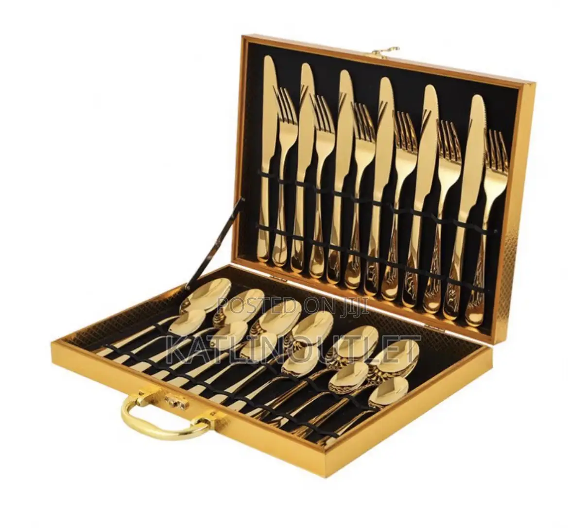 Golden Cutlery Set