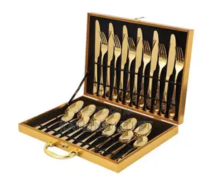Golden Cutlery Set