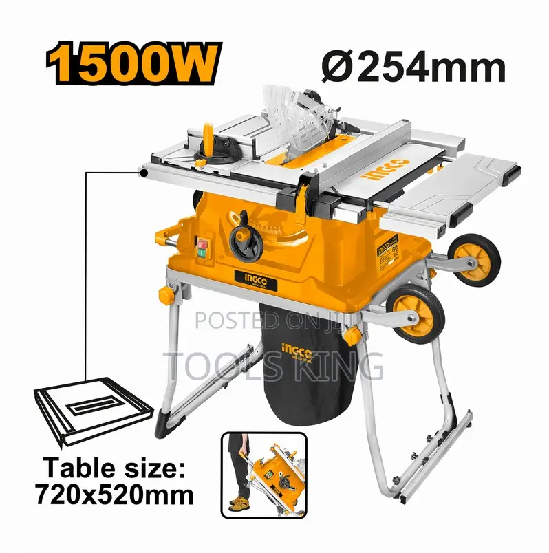 Table Saw 1500w Foldable - Ts15008