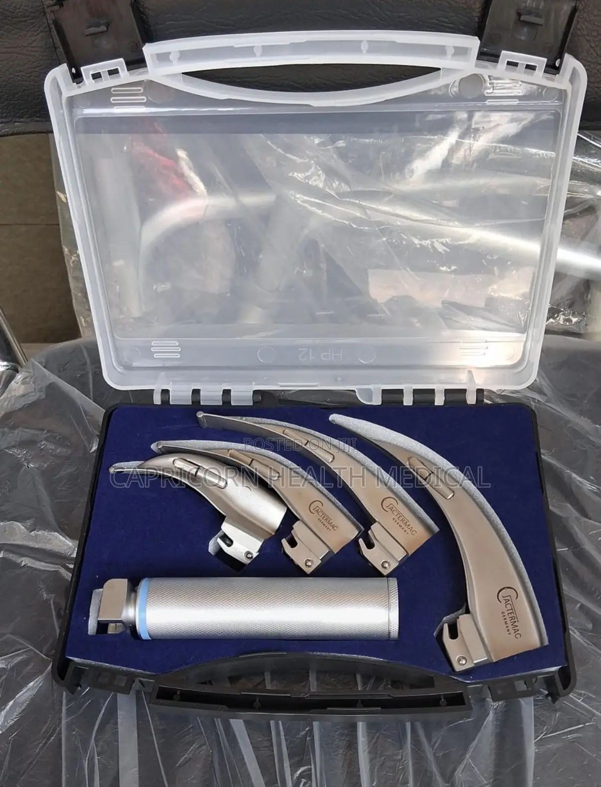 Laryngoscope Set 4 Blades Curved