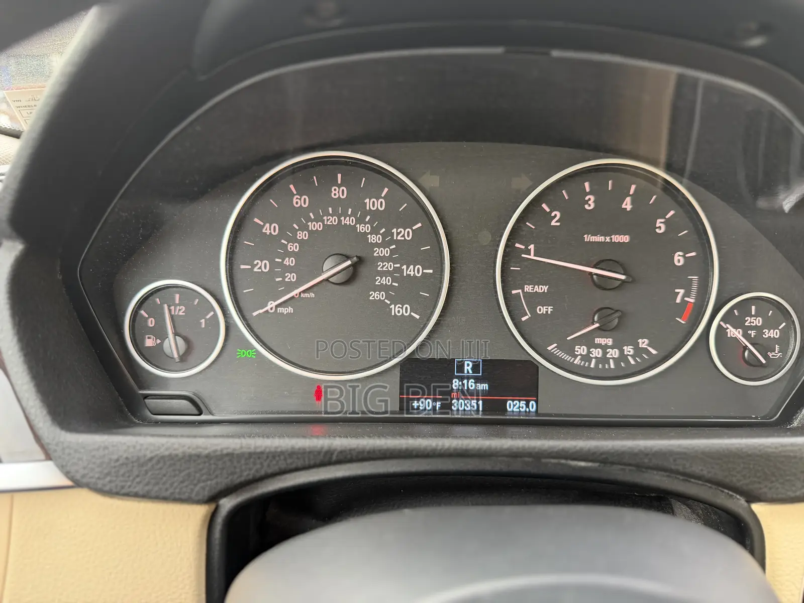 BMW 320i Sedan RWD 2019 White