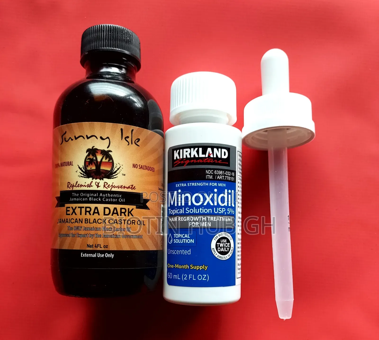 Kirkland Minoxidil and Jamaican Black Castor Oil