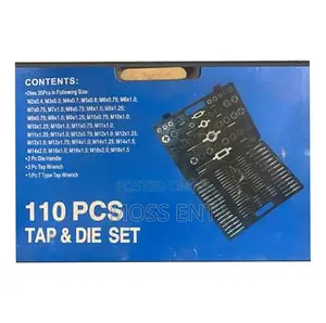 110pcs Metric Tap Die Set - H093161