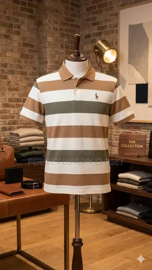 Quality Stripes Men Club-T Shirt Available