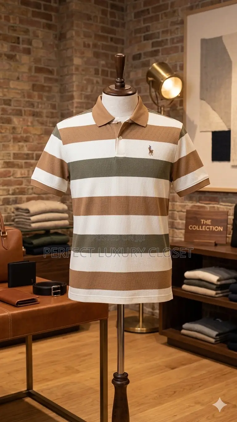 Quality Stripes Men Club-T Shirt Available