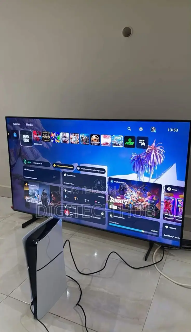 50" Samsung Tv Smart , Crystal Display, Gaming, Netflix