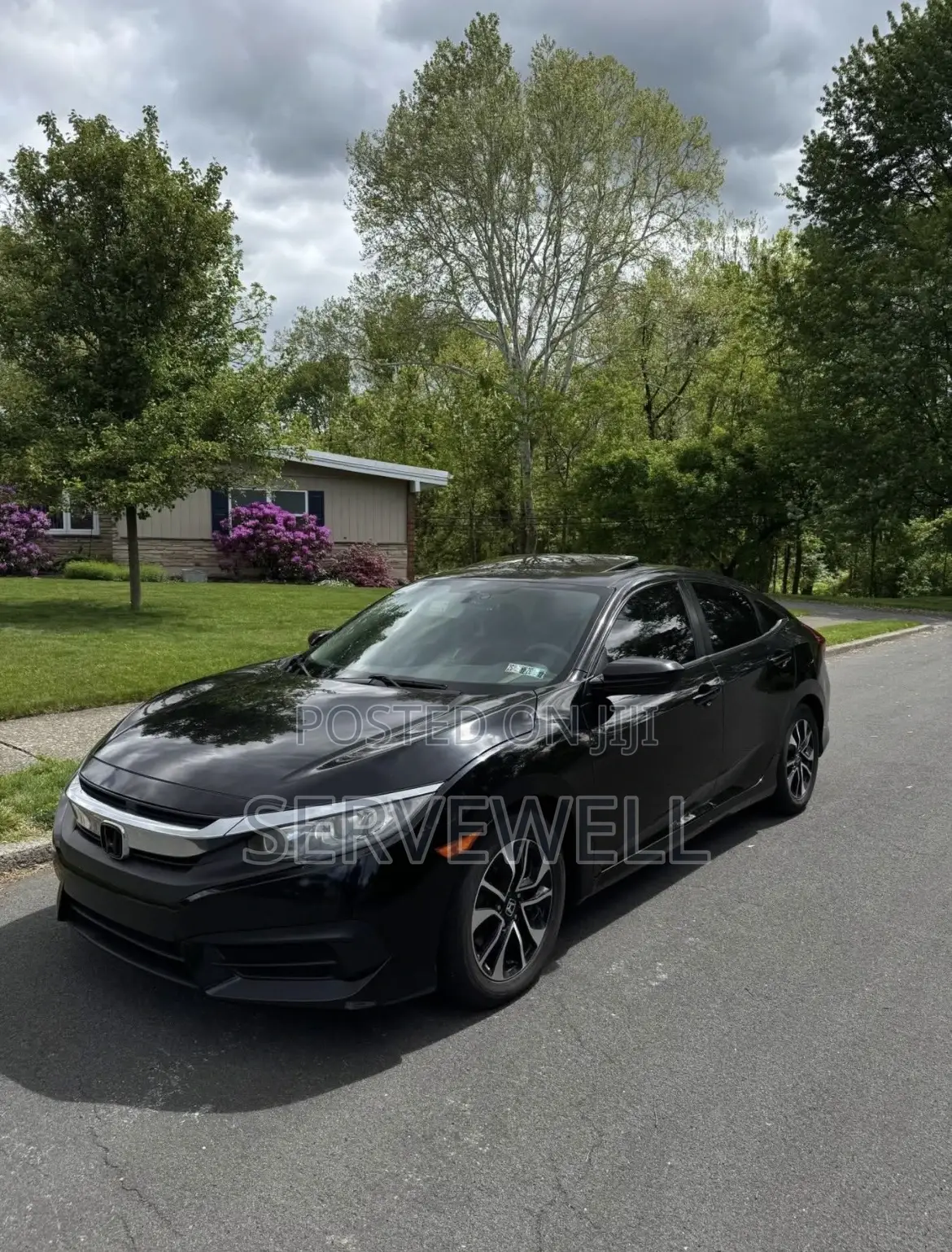Honda Civic LX Sedan 2018 Black