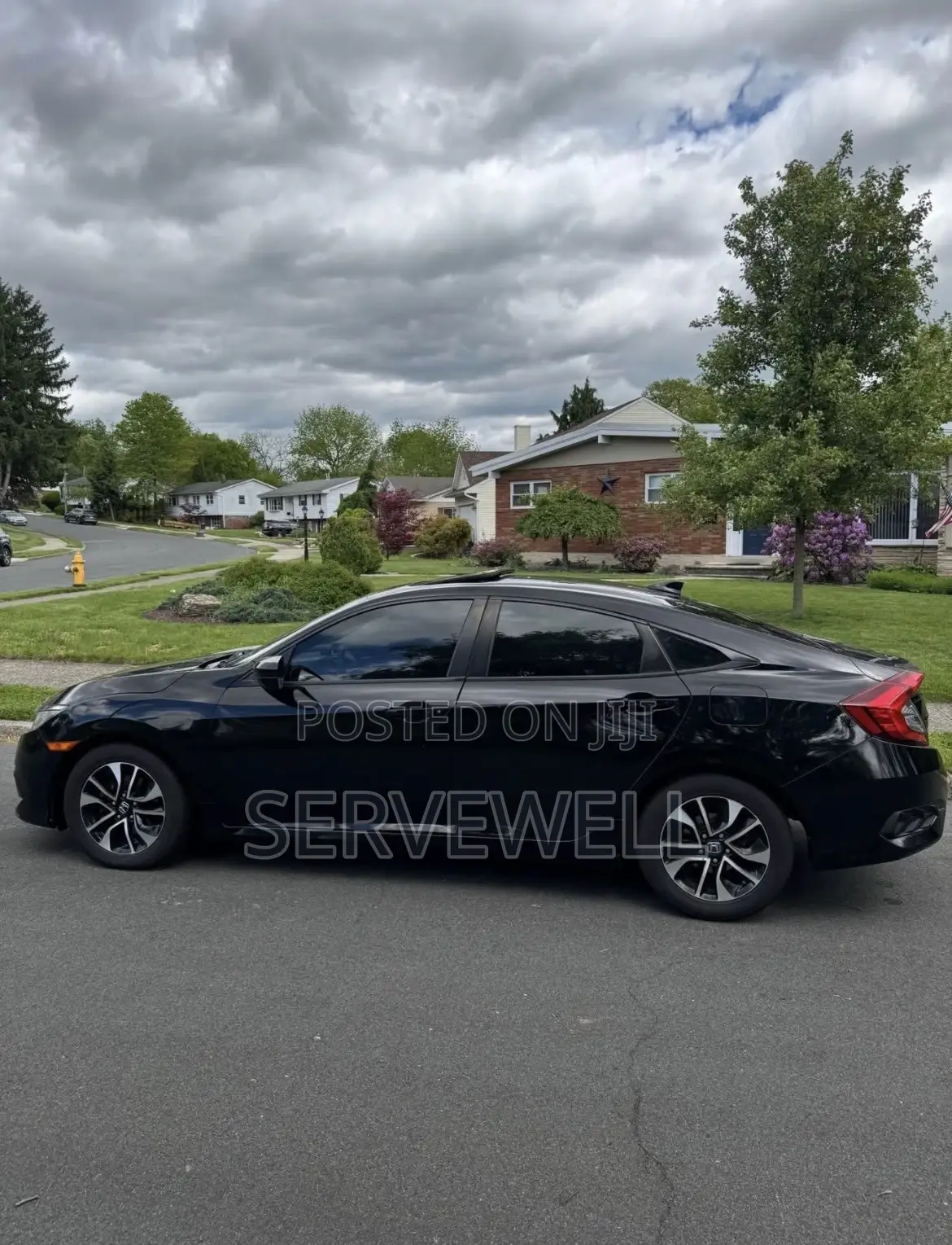 Honda Civic LX Sedan 2018 Black