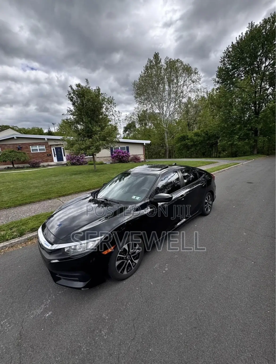 Honda Civic LX Sedan 2018 Black
