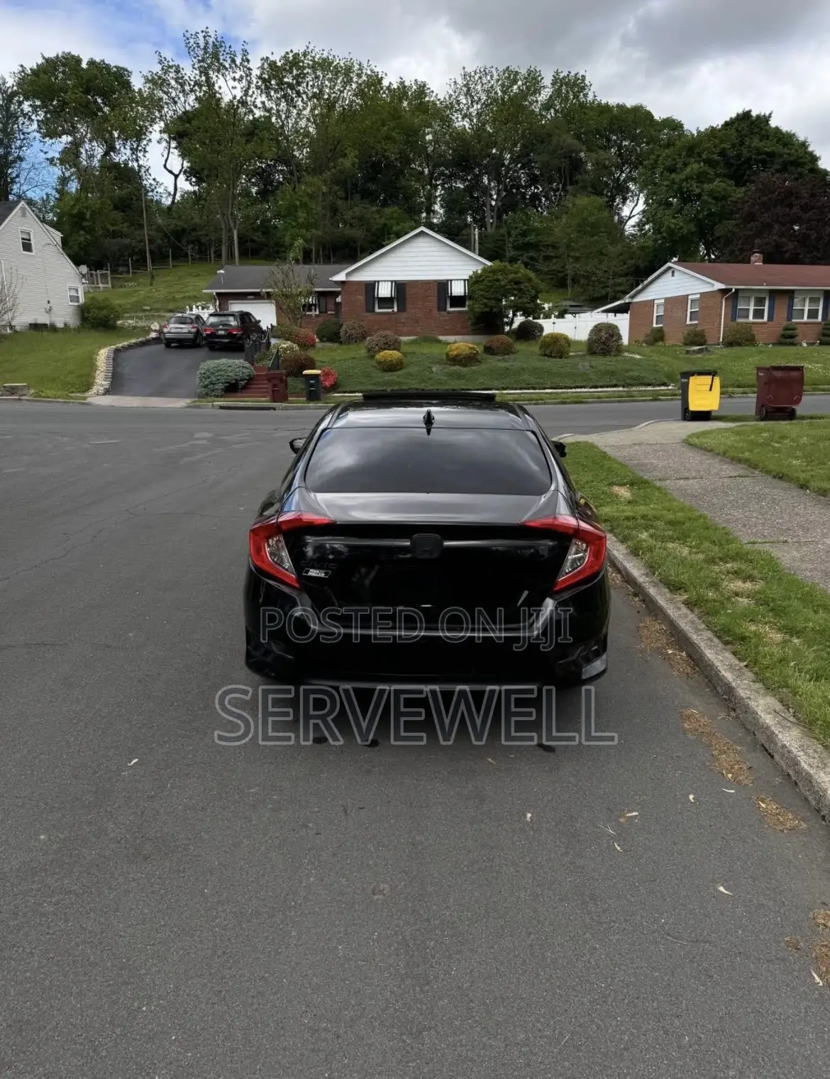 Honda Civic LX Sedan 2018 Black