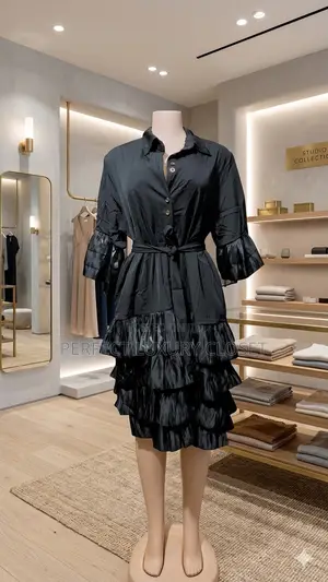 Adorable Woman Straight Dress Available