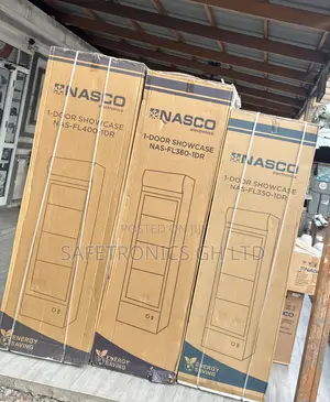 Newest Update Nasco 288ltrs Single Door Display Fridge (Nas-Fl350-1dr)