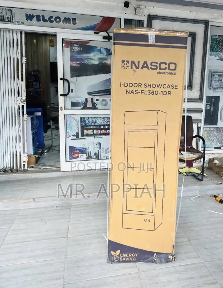 Original Nasco 1 Door Electric Beverage Cooler(Nas-Fl360-1dr-1)298l