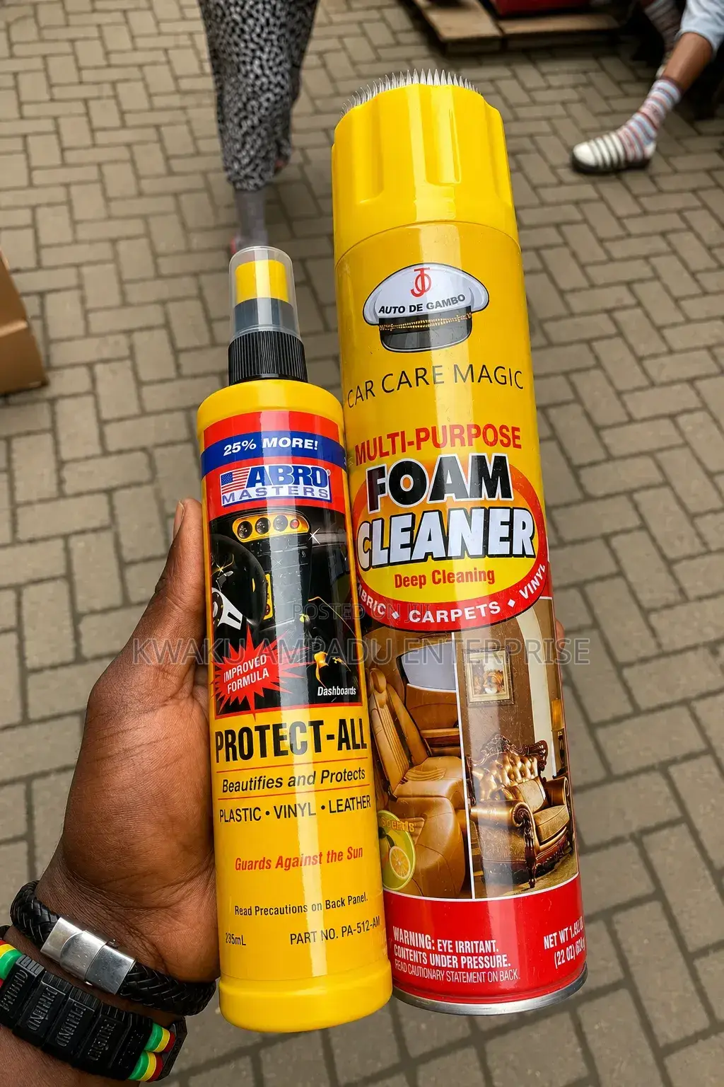 Abro Dashboard Polish Foam Cleaner