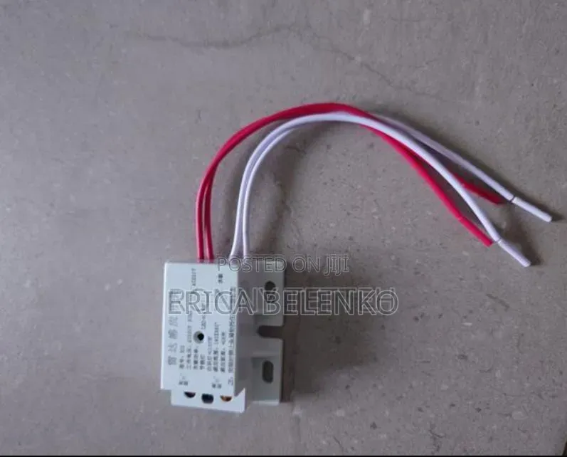 220v Microwave Motion Sensor Switch With Photocell Onboard