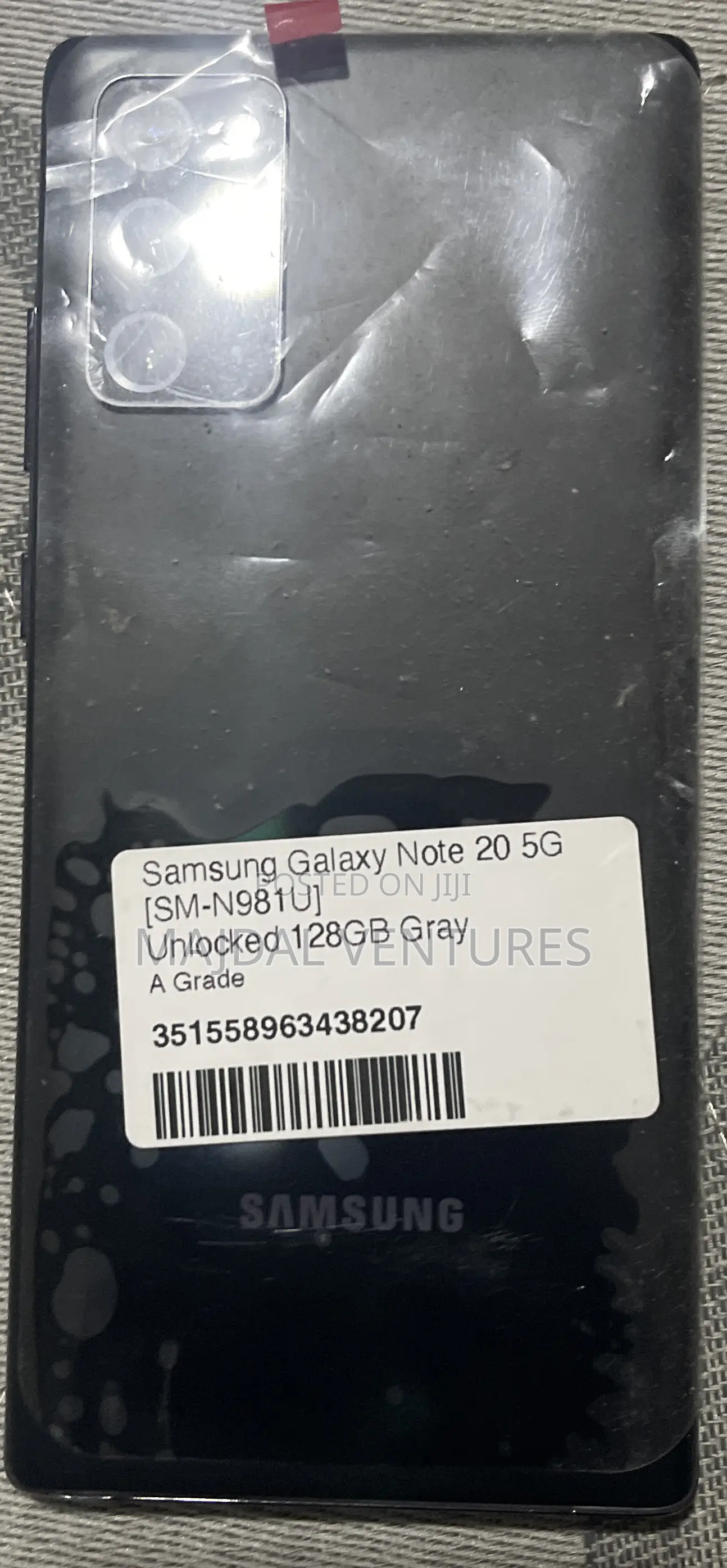 Samsung Galaxy Note 20 Ultra 5G 128 GB Gray