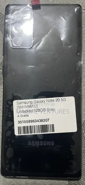 Samsung Galaxy Note 20 Ultra 5G 128 GB Gray