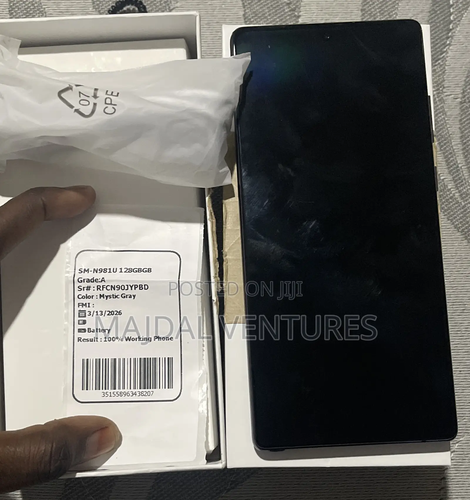 Samsung Galaxy Note 20 Ultra 5G 128 GB Gray