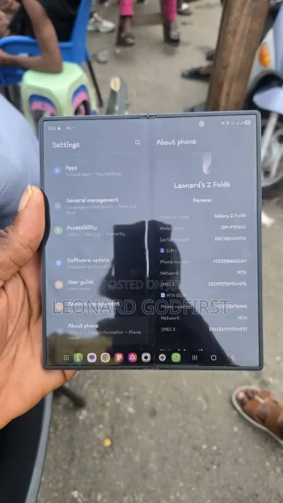 Samsung Galaxy Z Fold6 256 GB Blue