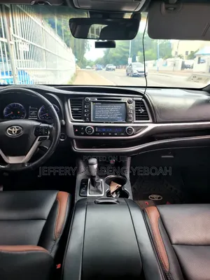 Toyota Highlander Limited 4x4 V6 (3.5L 6cyl 8A) 2017 Black