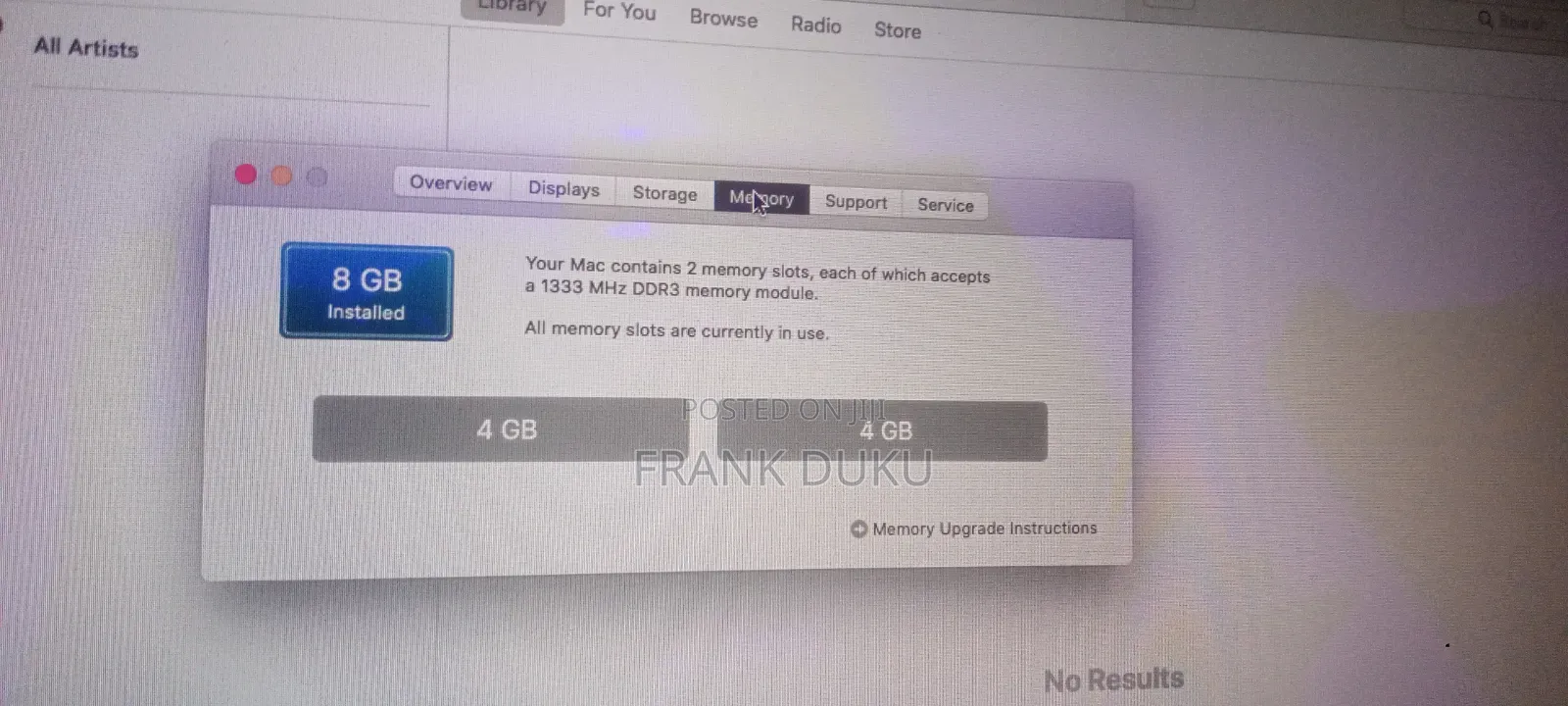 Laptop Apple MacBook 2012 4GB Intel Core i7 SSD 500GB
