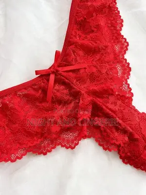 Women Solid Lace Camisole Nightie With Matching Lace Panty