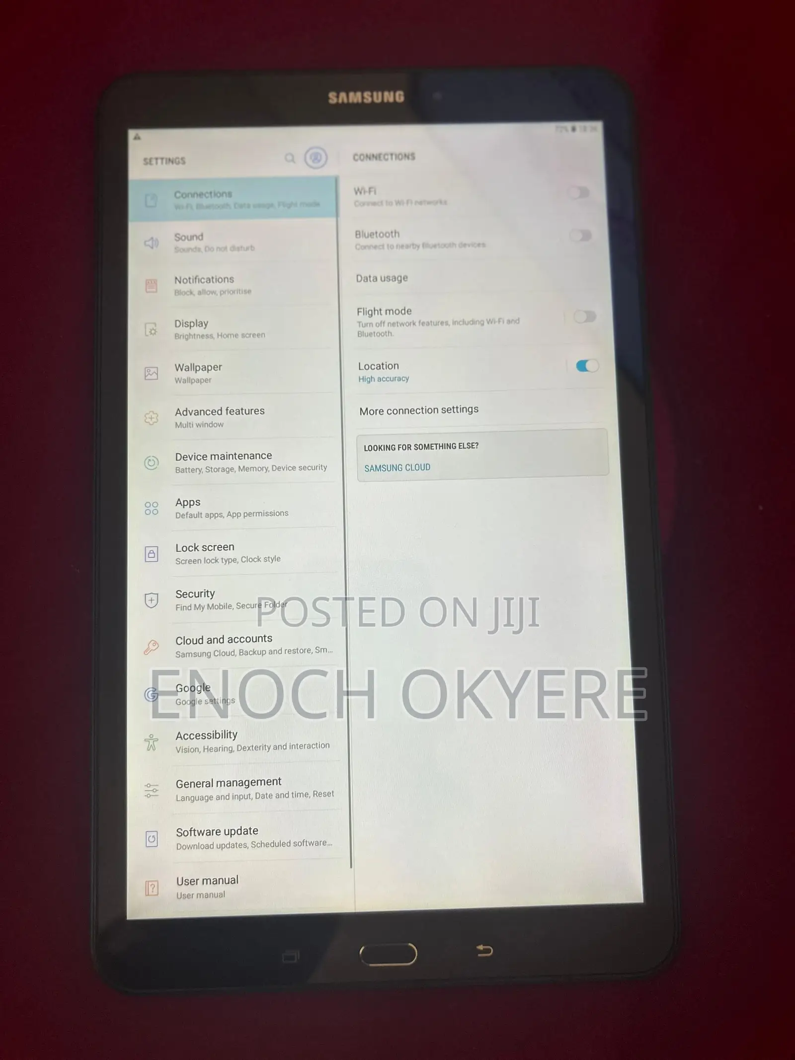 Samsung Galaxy Tab A 10.1 (2016) 32 GB Black