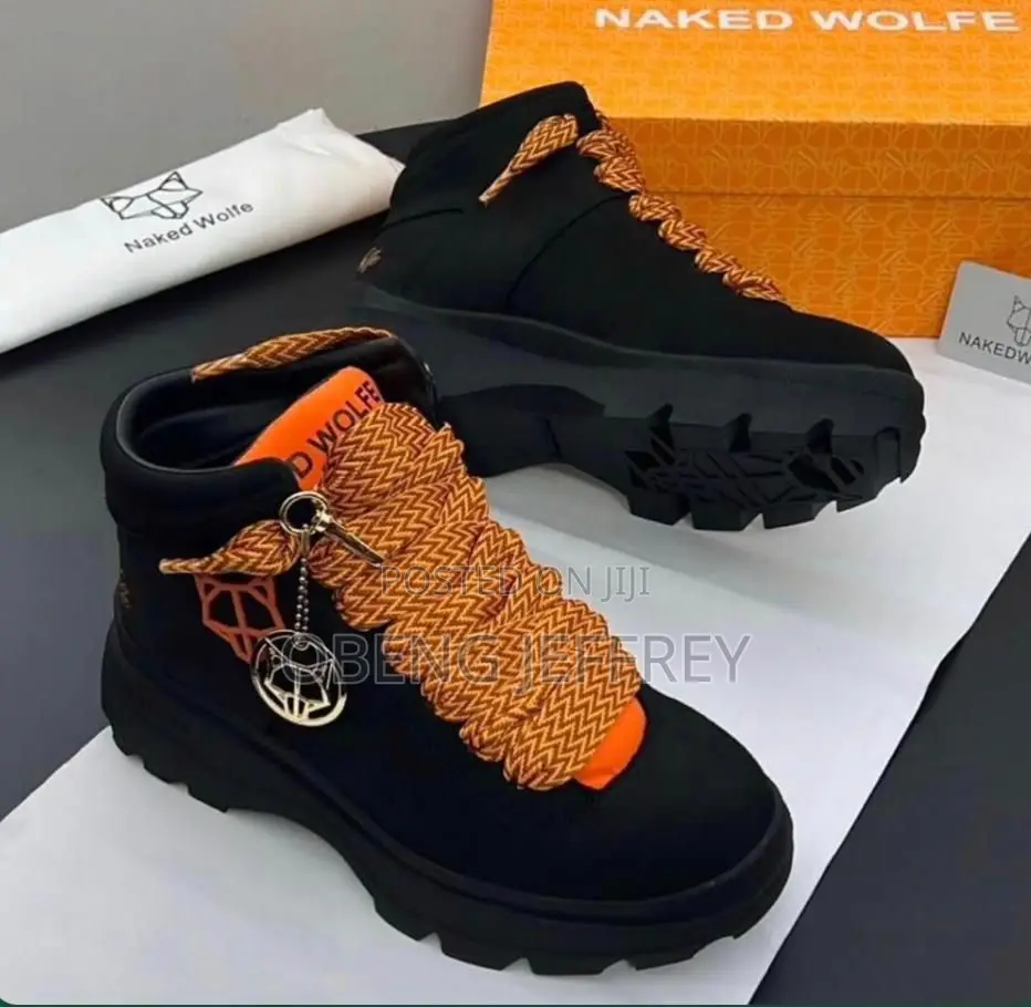 Original Naked Wolfe Suede Boot Black