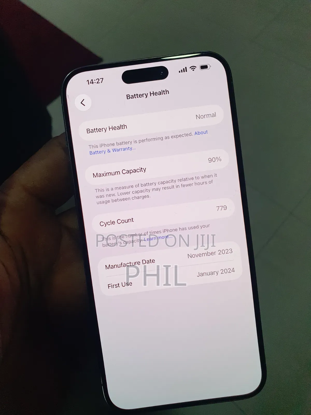 Apple iPhone 15 Pro Max 256 GB Silver