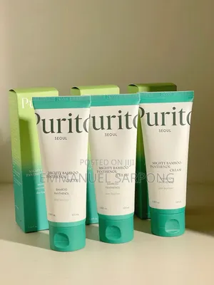 Purito Mighty Bamboo Panthenol Cream for Damage Skin, Dry Skin