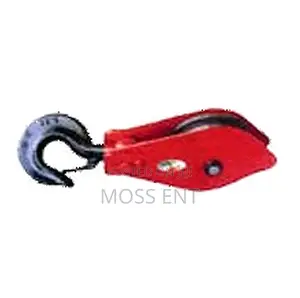 1t Single Pulley With Hook Single Sheave Red Black - Rap-Sp-1t
