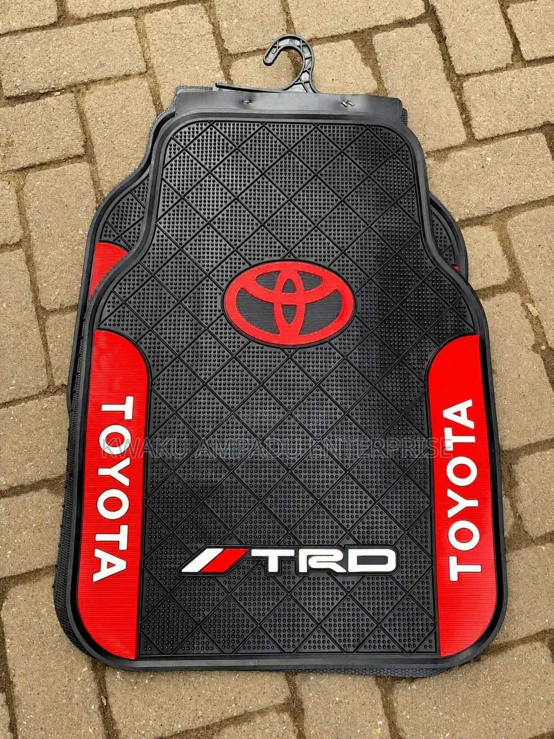 Toyota TRD Rubber Red Side Side Floor Mat