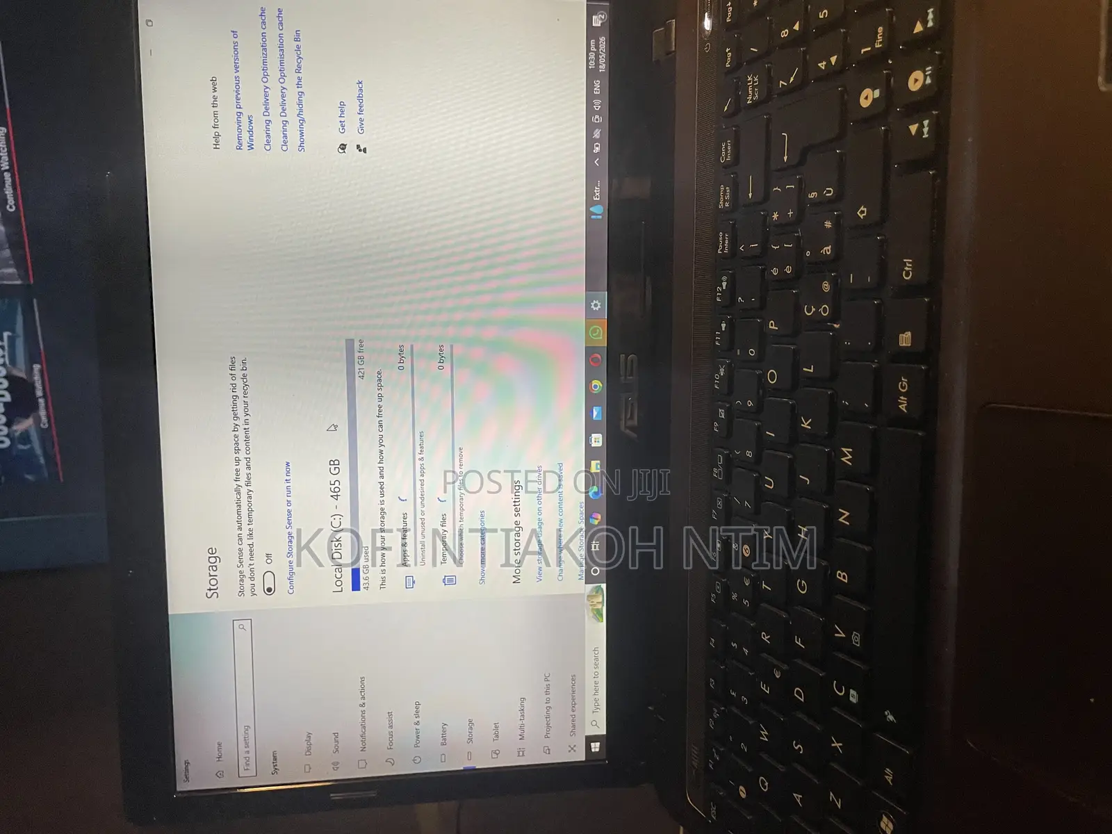 Laptop Asus ASUSPRO B9440UA 4GB Intel Core i7 HDD+SSD 640GB