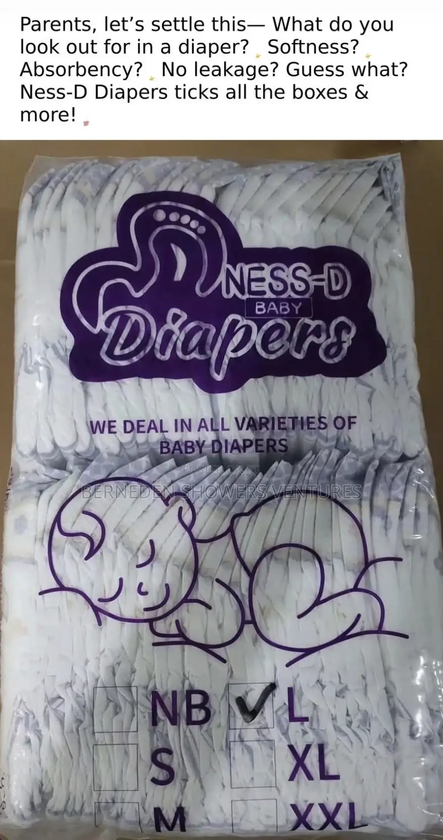 Millie Moon Tape Diaper - Wholesale