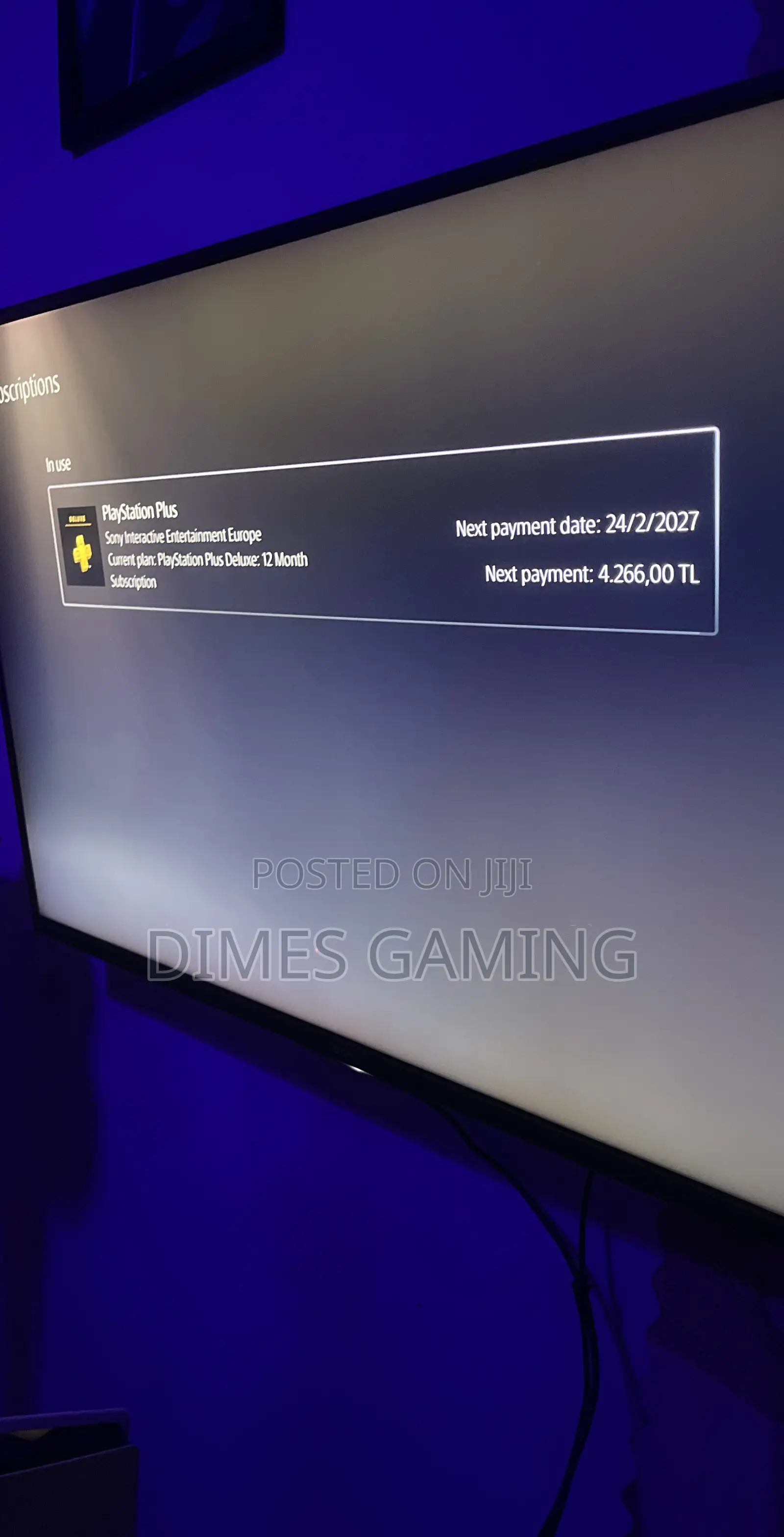 Playstation 5 Slim Digital With 12 Games and 12 Months Ps Plus Premium