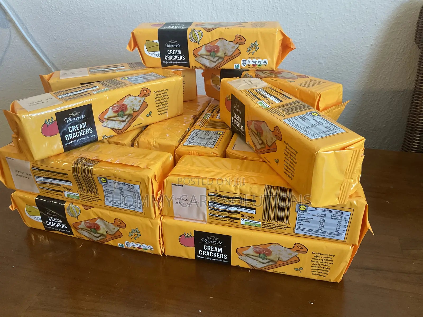 Rivercote Cream Crackers 300g – Vegan