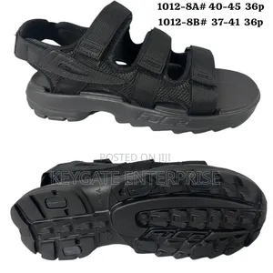 Black Sandals for Children and Adults