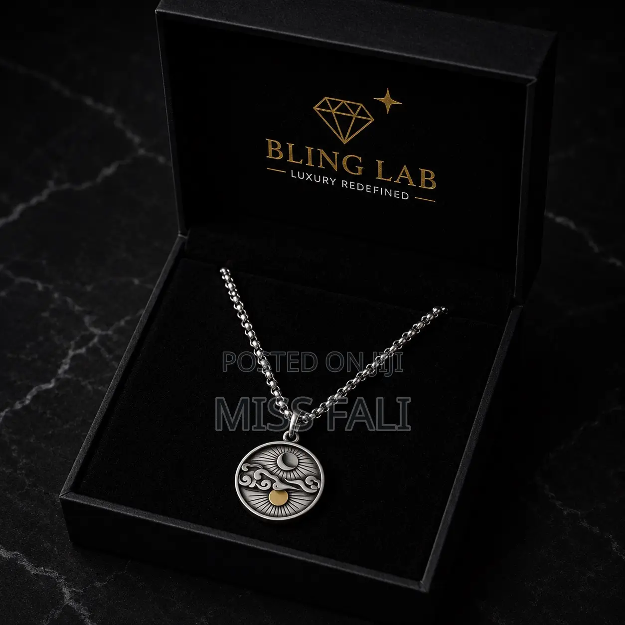Eclipse Harmony Pendant Necklace.