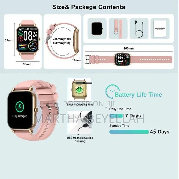 Konitee Smart Watch for Men Women With Bluetooth Call