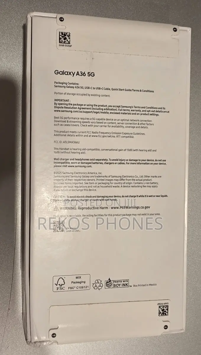 New Samsung Galaxy A36 256 GB